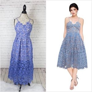 Fashion Girl Blue Midi dress